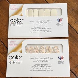 Color Street Sugar High Swiss and Tell Real Nail Polish Strips NEW